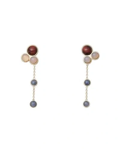 Chloé Woman Earrings Light Blue Size - Brass