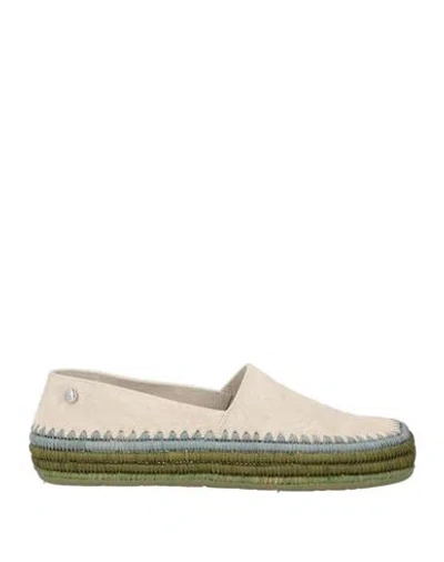 Chloé Woman Espadrilles Slate Blue Size 7 Leather In Multi