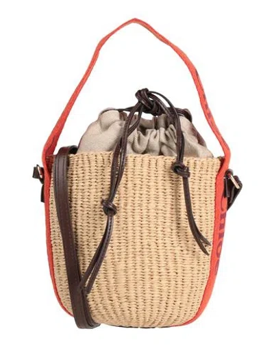 Chloé Woman Handbag Beige Size - Paper, Leather In Neutral