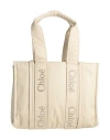 Chloé Woman Handbag Beige Size - Polyurethane, Polyamide, Polyester