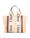 Chloé Woman Handbag Beige Size - Soft Leather, Textile Fibers In Sand