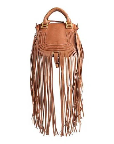 Chloé Woman Handbag Brown Size - Calfskin