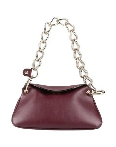 Chloé Woman Handbag Burgundy Size - Leather In Red
