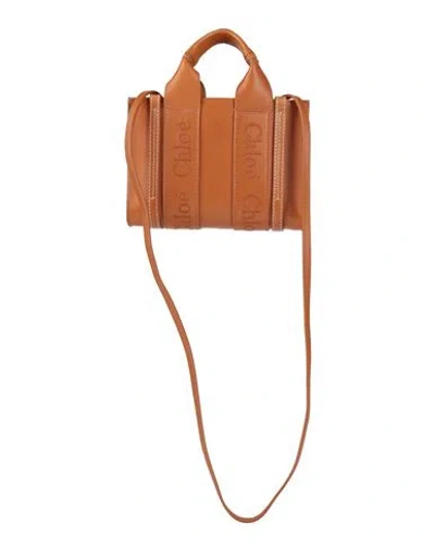Chloé Woman Handbag Camel Size - Calfskin In Beige