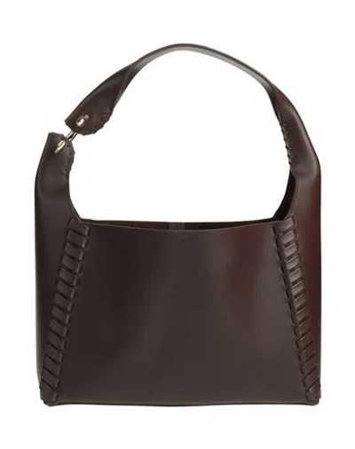 Chloé Woman Handbag Dark Brown Size - Calfskin
