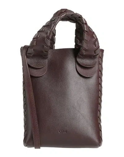 Chloé Woman Handbag Dark Brown Size - Soft Leather