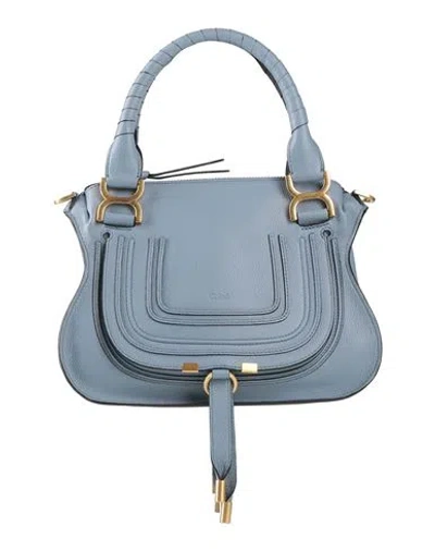 Chloé Woman Handbag Light Blue Size - Calfskin