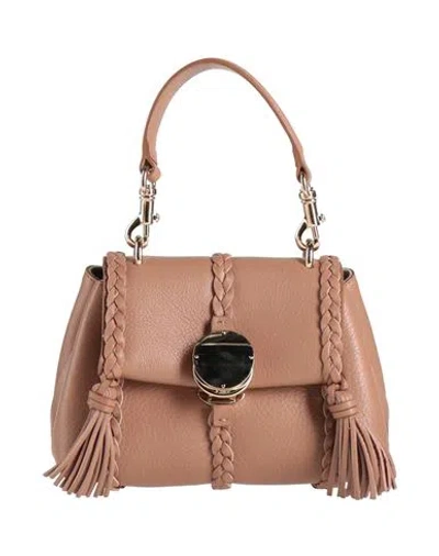 Chloé Woman Handbag Light Brown Size - Calfskin In Beige