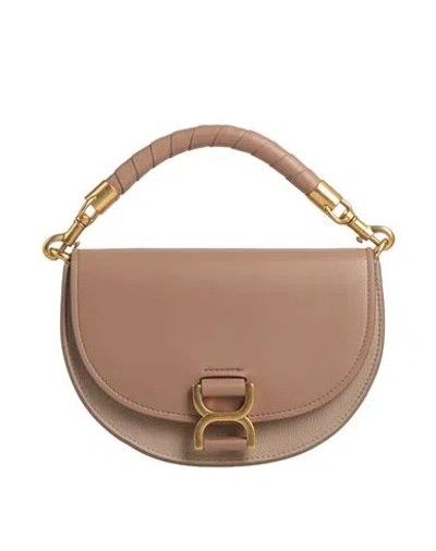 Chloé Woman Handbag Light Brown Size - Lambskin, Calfskin