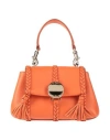 Chloé Chloe Mini Penelope Soft Shoulder Bag In Orange