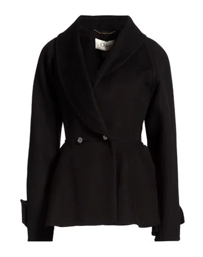 Chloé Woman Jacket Black Size 4 Wool
