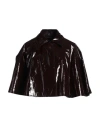Chloé Woman Jacket Chocolate Brown Size M Cotton, Polyester