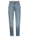 Chloé Woman Jeans Blue Size 25w-29l Cotton, Hemp In Blue