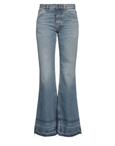 Chloé Woman Jeans Blue Size 31 Cotton, Hemp