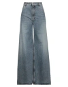 Chloé Woman Jeans Blue Size 6 Cotton, Hemp In Blue