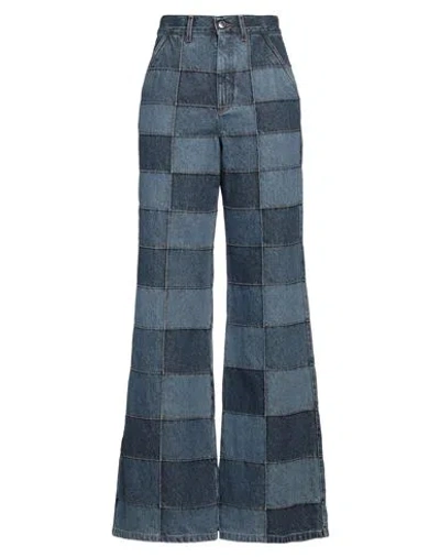 Chloé Woman Jeans Blue Size 6 Cotton, Hemp, Polyester