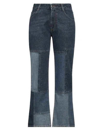 Chloé Woman Jeans Blue Size 8 Cotton, Hemp