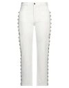 Chloé Woman Jeans White Size 26 Cotton, Polyester