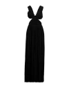 Chloé Cutout Pleated Silk-chiffon Gown In Black