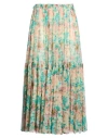Chloé Floral Tiered Silk Skirt With Elastic Waistband In Multi