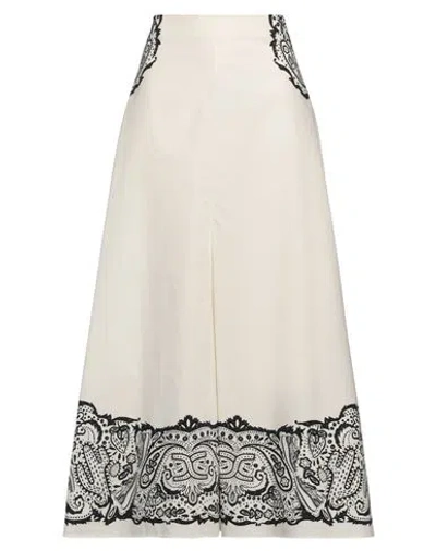 Chloé Woman Maxi Skirt White Size 4 Cotton