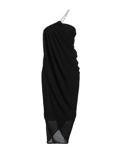 CHLOÉ CHLOÉ WOMAN MIDI DRESS BLACK SIZE 8 VIRGIN WOOL