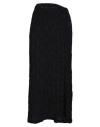 Chloé Woman Midi Skirt Black Size 8 Cotton, Polyamide, Elastane In Black