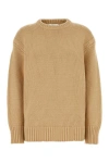 Chloé Chloe Skin Pink Cashmere Blend Oversize Sweater In Pink