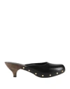 Chloé Judith Kitten Heel Clog In Black