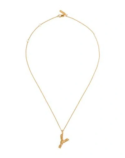 Chloé Woman Necklace Gold Size - Brass