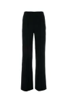 Chloé Black Pants With High Waist And Wide Leg In Viscose Blend Stretch Woman In Black
