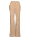 CHLOÉ CHLOÉ WOMAN PANTS BEIGE SIZE 8 COTTON