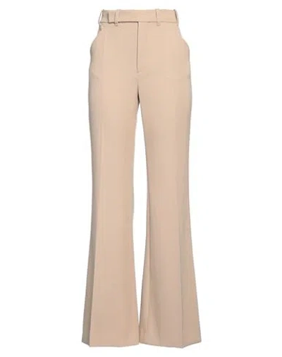 Chloé Woman Pants Beige Size 8 Virgin Wool