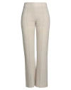 Chloé Woman Pants Beige Size 10 Virgin Wool, Cashmere In Beige