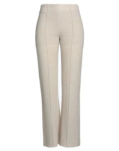 CHLOÉ CHLOÉ WOMAN PANTS BEIGE SIZE 10 VIRGIN WOOL, CASHMERE