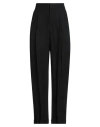 Chloé Woman Pants Black Size 12 Viscose, Linen