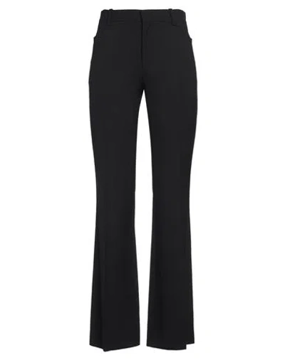 Chloé Woman Pants Black Size 8 Virgin Wool, Elastane