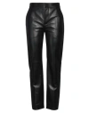 Chloé Woman Pants Black Size 8 Lambskin
