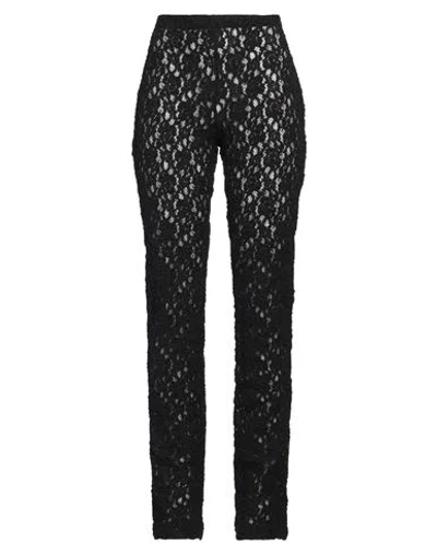 Chloé Woman Pants Black Size 6 Silk, Polyamide, Cotton, Elastane In Braun