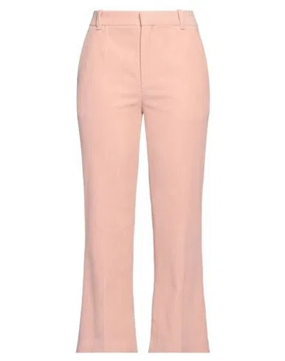 Chloé Woman Pants Blush Size 12 Cotton, Silk In Pink