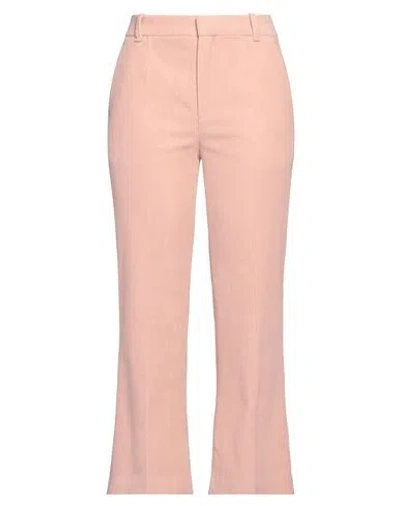 Chloé Woman Pants Blush Size 8 Cotton, Silk In Pink