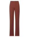 Chloé Woman Pants Brown Size 2 Virgin Wool, Cashmere