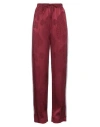 Chloé Woman Pants Burgundy Size 8 Silk In Red