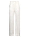 Chloé Woman Pants Cream Size 6 Silk In White