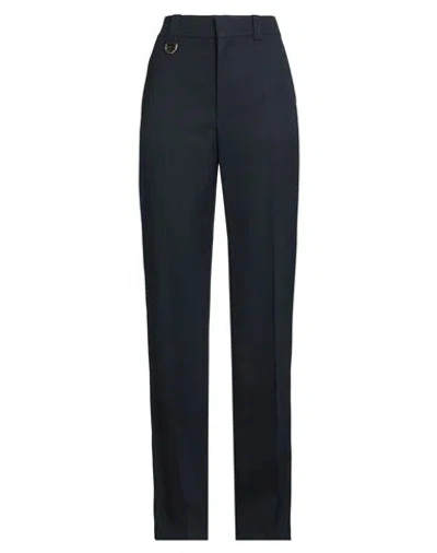 Chloé Woman Pants Navy Size 4 Virgin Wool In Blue