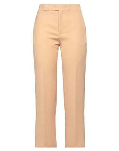 Chloé Woman Pants Sand Size 4 Silk In Beige