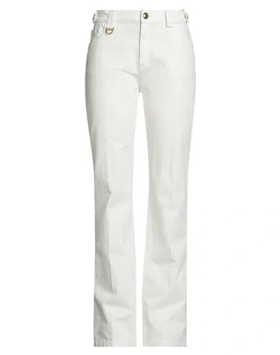 Chloé Woman Pants White Size 8 Cotton
