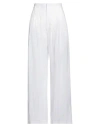 Chloé Woman Pants White Size 10 Linen In White