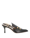 Chloé Woman Pumps Black Size 10 Leather