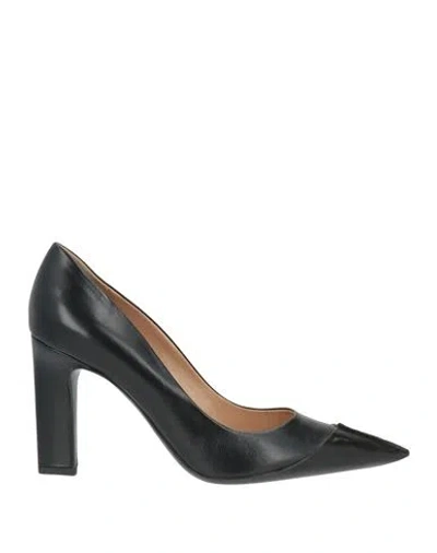 Chloé Woman Pumps Black Size 7 Leather In Multi
